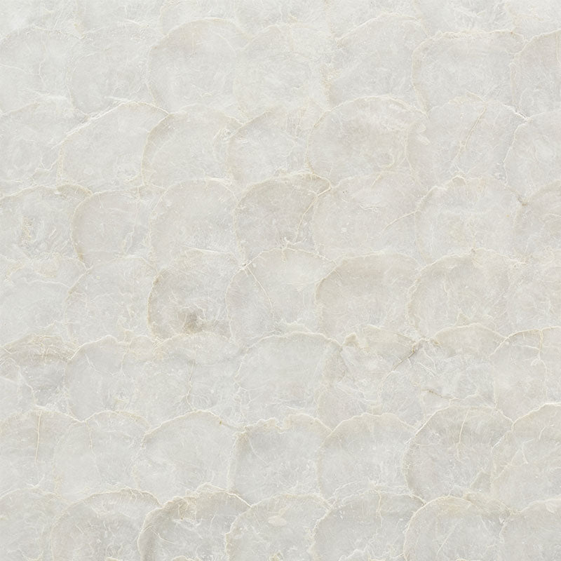 Abalone wallpaper in pearl color - pattern number 5009650 - by Schumacher in the Modern Glamour collection