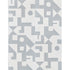 Binary Panel Set wallpaper in silver color - pattern number 5009691 - by Schumacher in the Porter Teleo collection