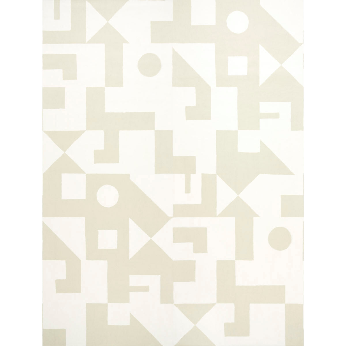 Binary Panel Set wallpaper in natural color - pattern number 5009693 - by Schumacher in the Panels Collection collection