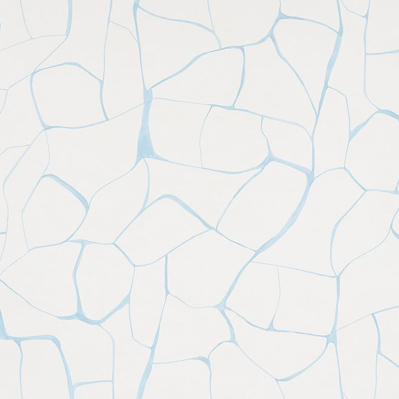 Filigree fabric in sky color - pattern number 5009703 - by Schumacher in the Porter Teleo collection