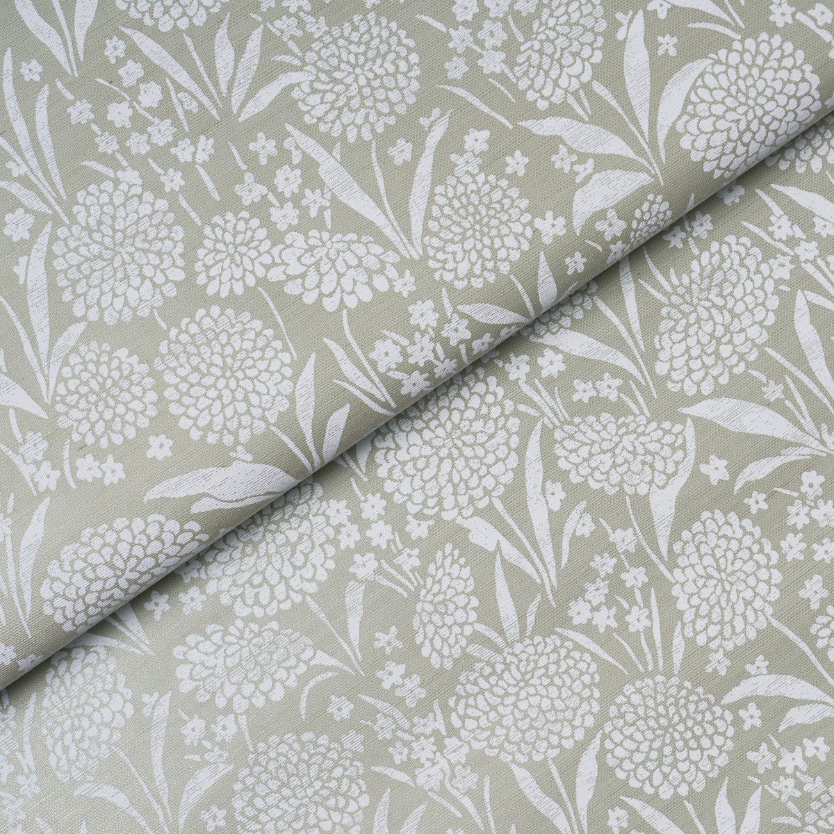 Chrysanthemum Sisal Wallpaper in seaglass color - pattern number 5009783 - by Schumacher in the Perennial Favorites collection