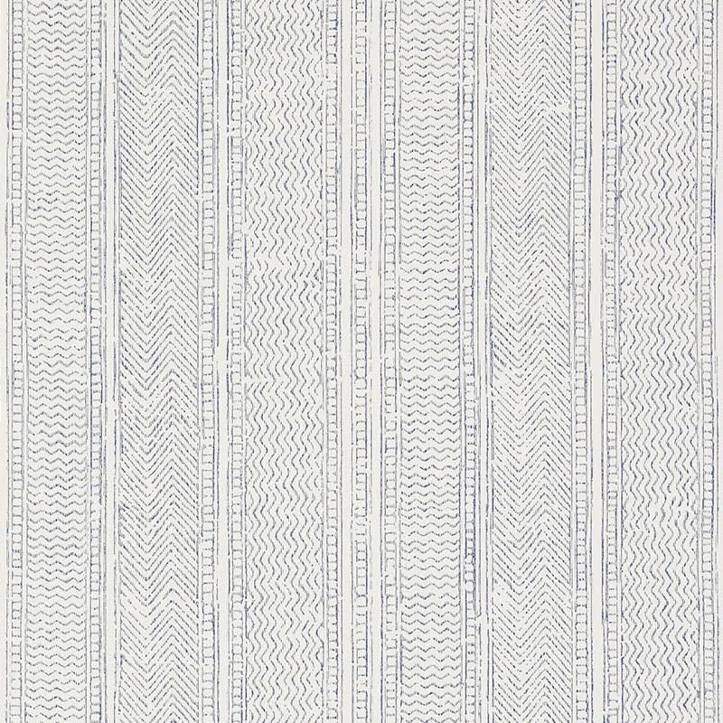 Mohave wallpaper in indigo color - pattern number 5009842 - by Schumacher in the World View collection