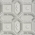 Lacunaria fabric in dove color - pattern number 5009900 - by Schumacher in the Trompe L Oeil collection