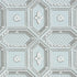 Lacunaria fabric in sky color - pattern number 5009902 - by Schumacher in the Trompe L Oeil collection