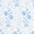 Khilana Floral wallpaper in porcelain color - pattern number 5009955 - by Schumacher in the Jacaranda collection