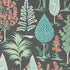 Pandora wallpaper in onyx and jade color - pattern number 5009961 - by Schumacher in the Palampore Schumacher collection