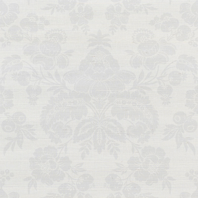 Simone Damask Grasscloth wallpaper in silver color - pattern number 5010120 - by Schumacher in the Textured Wallcoverings and Printed Grasscloths collection