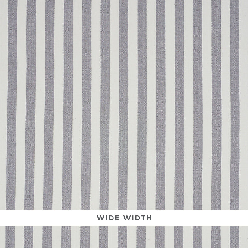 Linen Stripe fabric in grey color - pattern number 5010252 - by Schumacher in the Down To Earth Textured Wallcovering collection