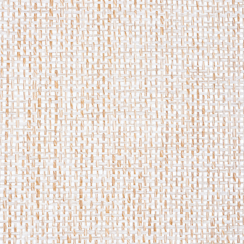 Open Paperweave Shimmer wallpaper in platinum color - pattern number 5010330 - by Schumacher in the Down To Earth Textured Wallcovering collection