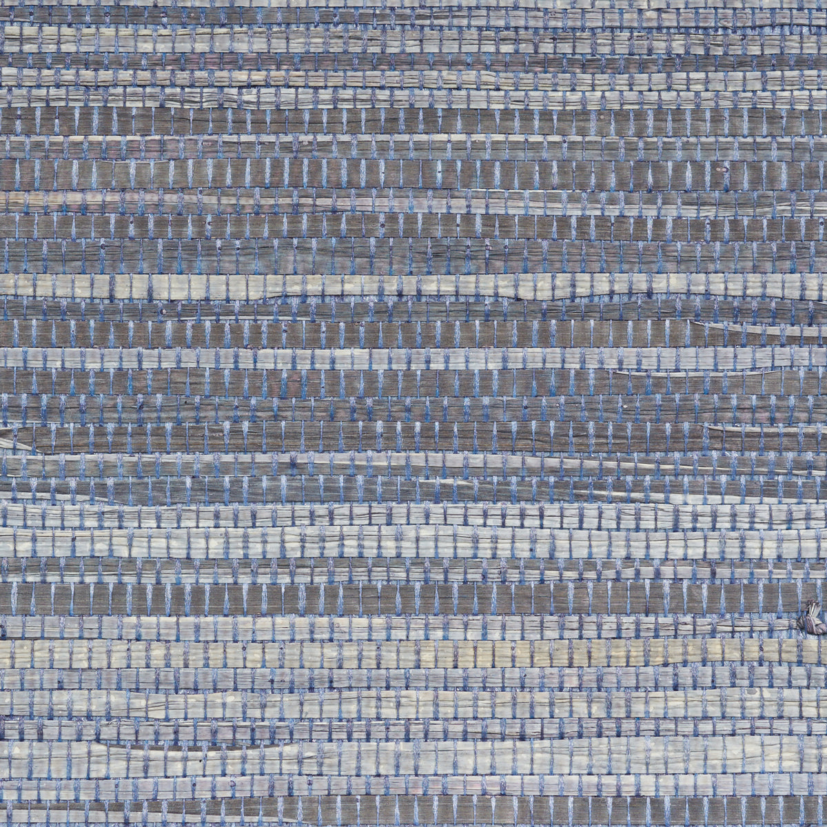 Dyed Raffia wallpaper in slate color - pattern number 5010340 - by Schumacher in the Down To Earth Textured Wallcovering collection