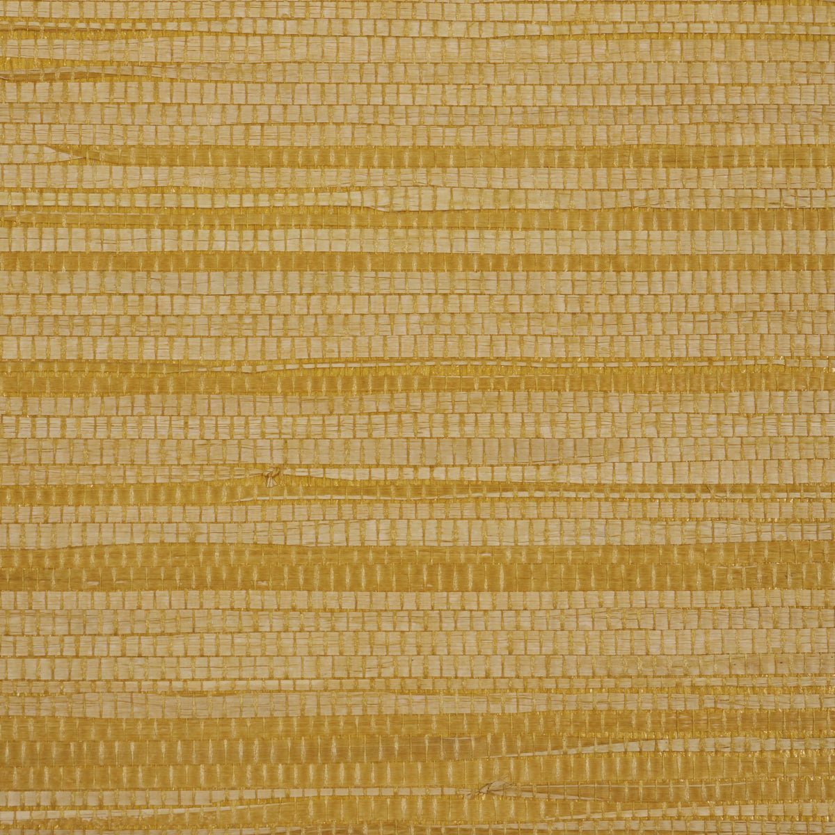 Dyed Raffia wallpaper in yellow color - pattern number 5010344 - by Schumacher in the Down To Earth Textured Wallcovering collection