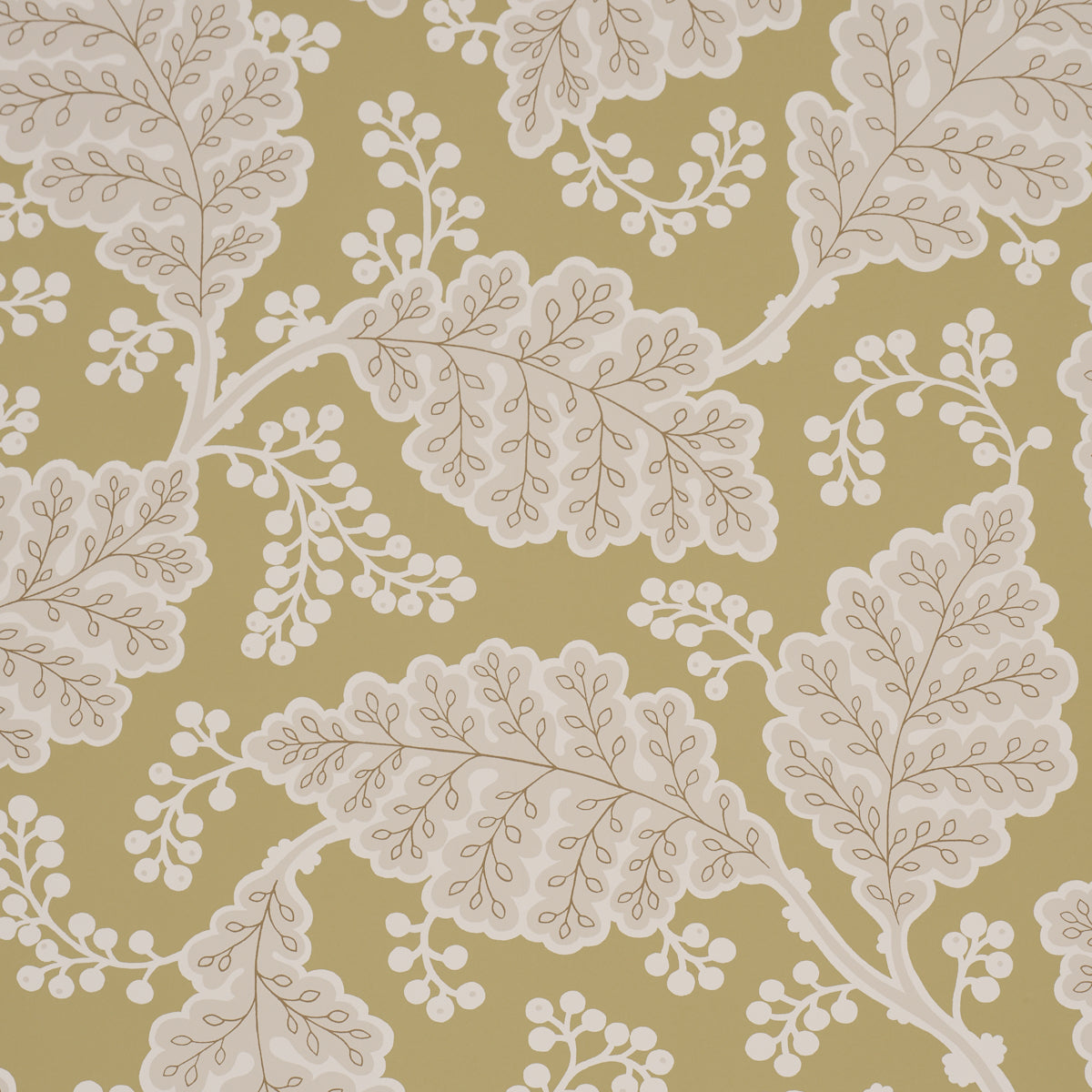 Estelle Wallpaper in sage color - pattern number 5010394 - by Schumacher in the Perennial Favorites collection