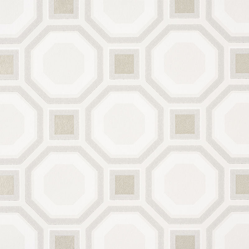 Hanover wallpaper in quartz color - pattern number 5010430 - by Schumacher in the Step Lively collection