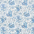Pomegranate Botanical fabric in blue color - pattern number 5010443 - by Schumacher in the Schumacher Classics collection