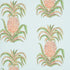 Pineapples fabric in sky color - pattern number 5010450 - by Schumacher in the Signature Schumacher collection