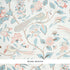 Campagne fabric in peacock and rouge color - pattern number 5010512 - by Schumacher in the Signature Schumacher collection