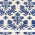 Regalia Sisal wallpaper in blue color - pattern number 5010530 - by Schumacher in the Step Lively collection