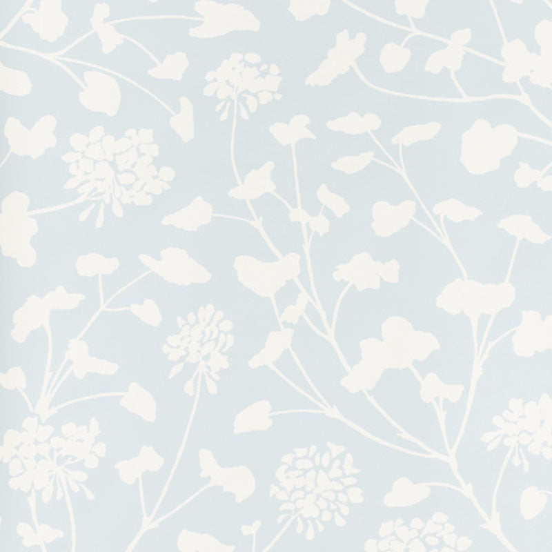 Pennick wallpaper in sky color - pattern number 5010540 - by Schumacher in the Step Lively collection