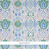 Elizia Ikat wallpaper in green and blue color - pattern number 5010710 - by Schumacher in the New Traditional collection