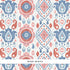 Elizia Ikat wallpaper in rose and indigo color - pattern number 5010712 - by Schumacher in the New Traditional collection