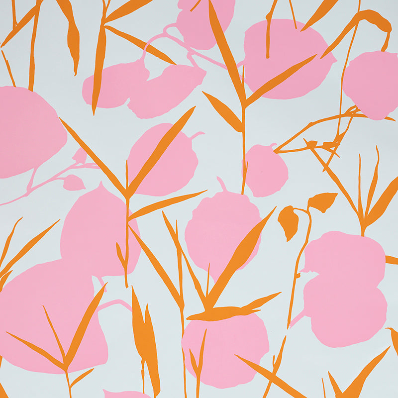 Joan fabric in pink color - pattern number 5010781 - by Schumacher in the Flower Power collection