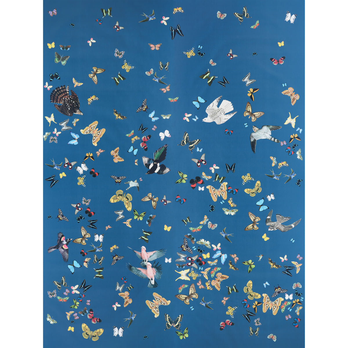 Queens Flight Panel Set Navy 5010867 Wallpaper by Schumacher ...