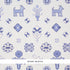 Chuska Warp Print wallpaper in blue color - pattern number 5010870 - by Schumacher in the True West collection