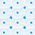Spot and Star fabric in blue color - pattern number 5011170 - by Schumacher in the Molly Mahon Prints collection