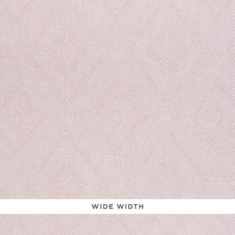 Tortola Paperweave wallpaper in pink color - pattern number 5011252 - by Schumacher in the Woven Wallcoverings collection