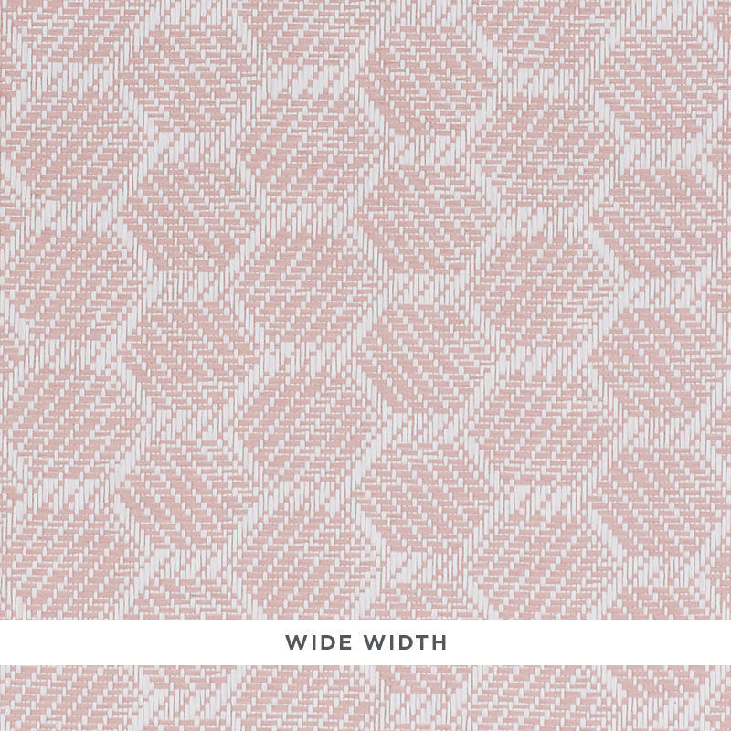 Abaco Paperweave wallpaper in blush color - pattern number 5011280 - by Schumacher in the Woven Wallcoverings collection