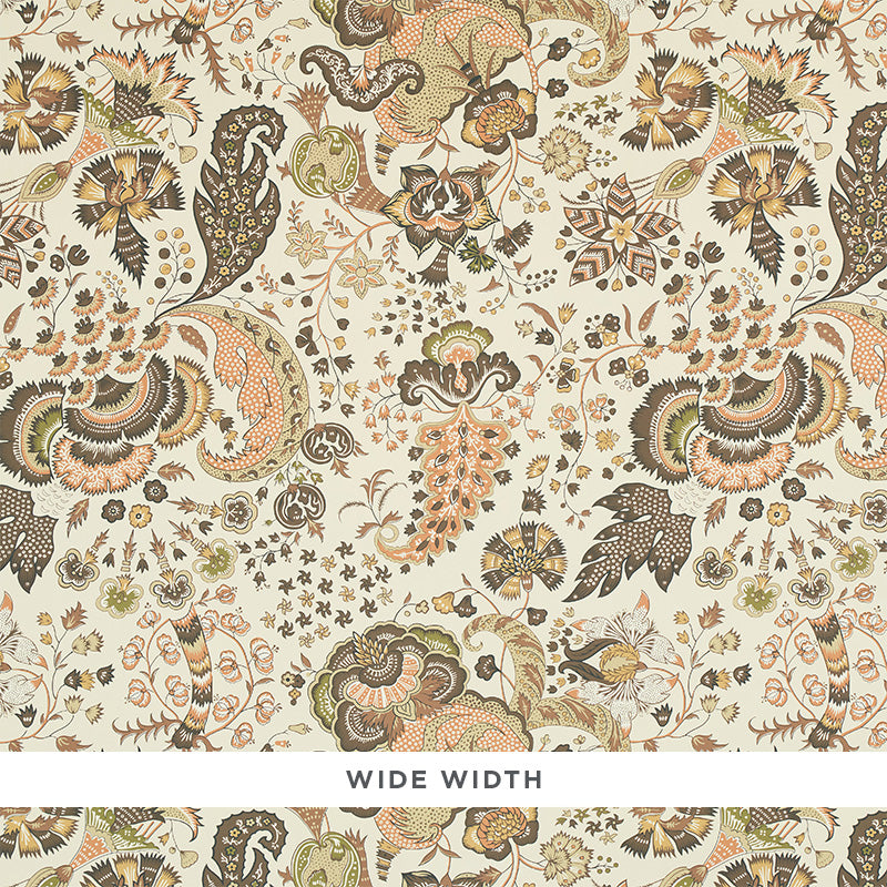Majorelle wallpaper in neutral color - pattern number 5011352 - by Schumacher in the Rive Gauche collection