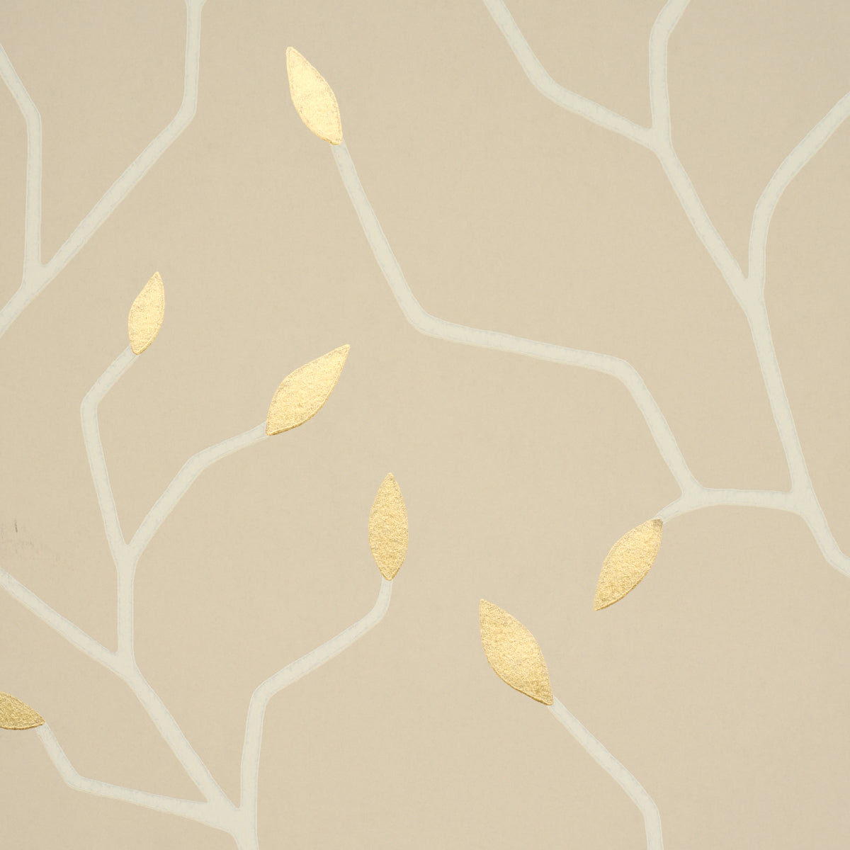 Cymbeline Wallpaper in alabaster color - pattern number 5011384 - by Schumacher in the Rhythm In Motion collection