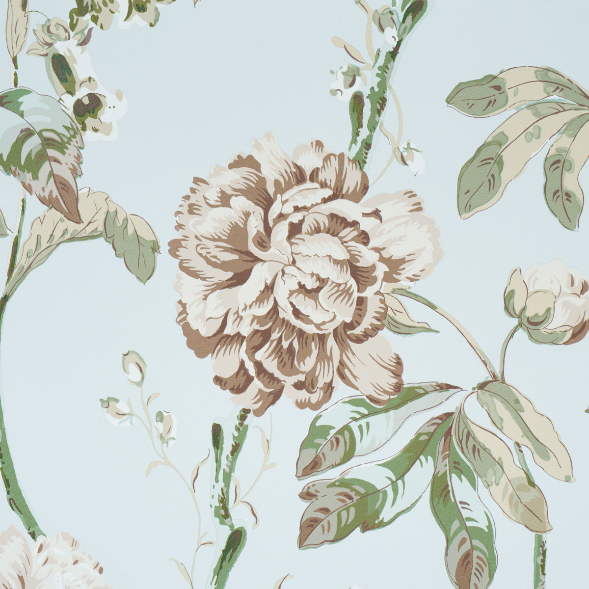 Daydream Wallpaper in sky color - pattern number 5011403 - by Schumacher in the Perennial Favorites collection