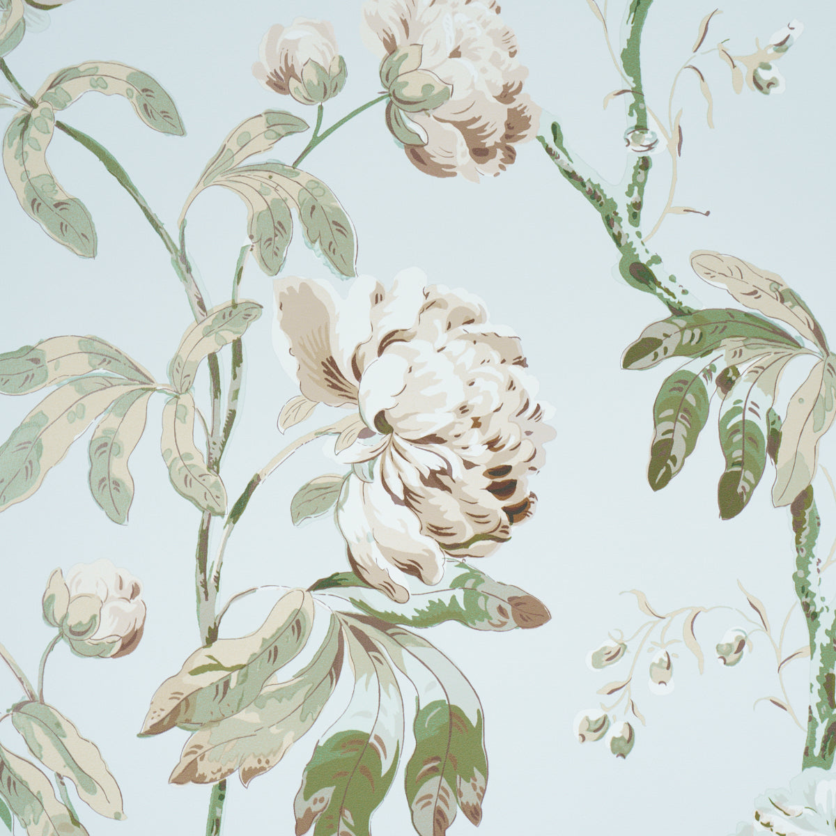 Daydream Wallpaper in sky color - pattern number 5011403 - by Schumacher in the Perennial Favorites collection