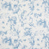 Toile De La Prairie fabric in blue color - pattern number 5011711 - by Schumacher in the Lasersohn Toile Collection collection