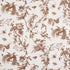 Toile De La Prairie fabric in brown color - pattern number 5011712 - by Schumacher in the Lasersohn Toile Collection collection