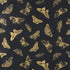 Burnell Butterfly wallpaper in black color - pattern number 5011742 - by Schumacher in the Misterioso collection