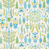 Desna wallpaper in peacock color - pattern number 5011850 - by Schumacher in the Perennial Favorites collection