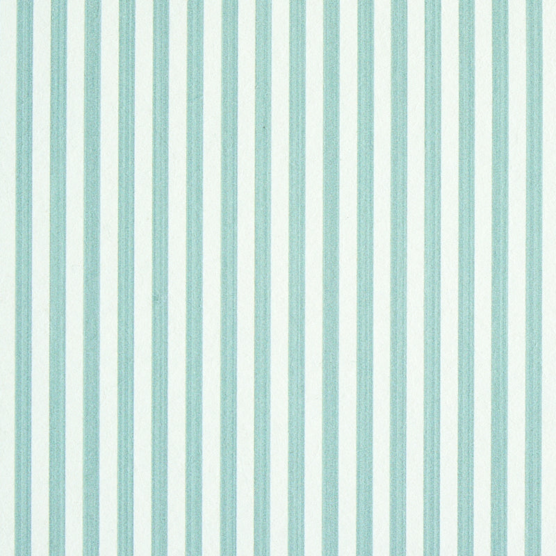 Edwin Stripe Narrow wallpaper in seaglass color - pattern number 5011863 - by Schumacher in the Stripe Wallcovering Collection collection