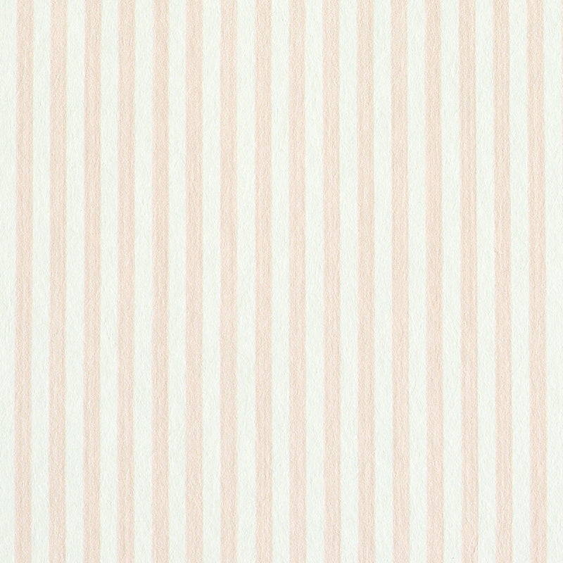 Edwin Stripe Narrow wallpaper in blush color - pattern number 5011874 - by Schumacher in the Stripe Wallcovering Collection collection