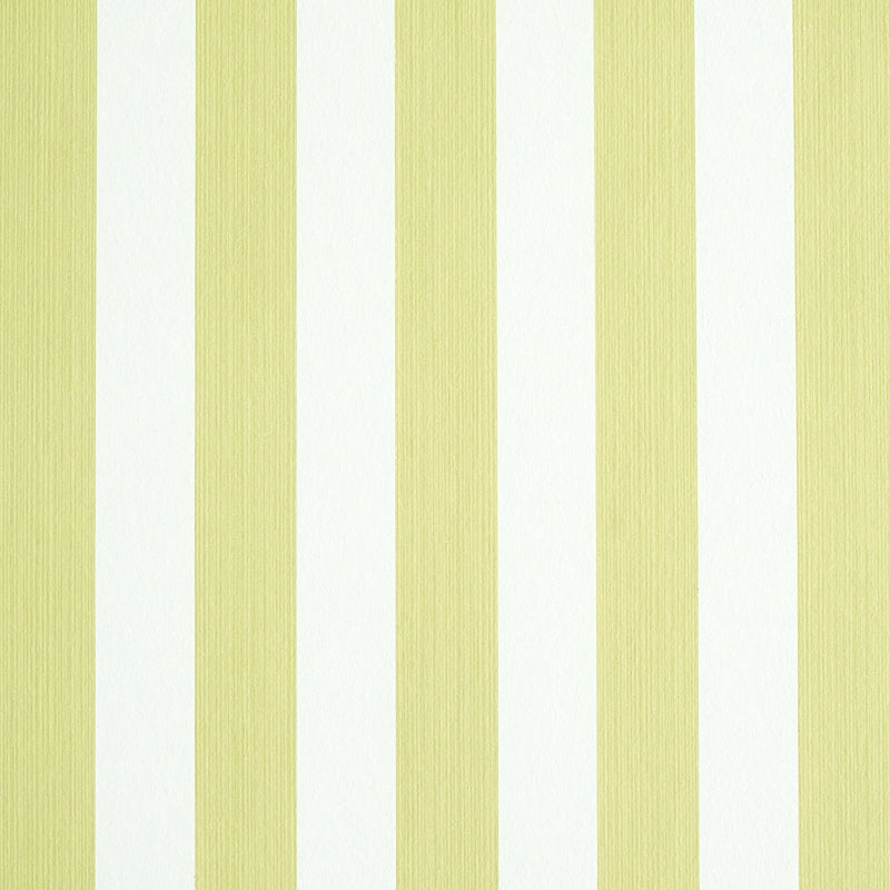 Edwin Stripe Medium wallpaper in citron color - pattern number 5011888 - by Schumacher in the Stripe Wallcovering Collection collection