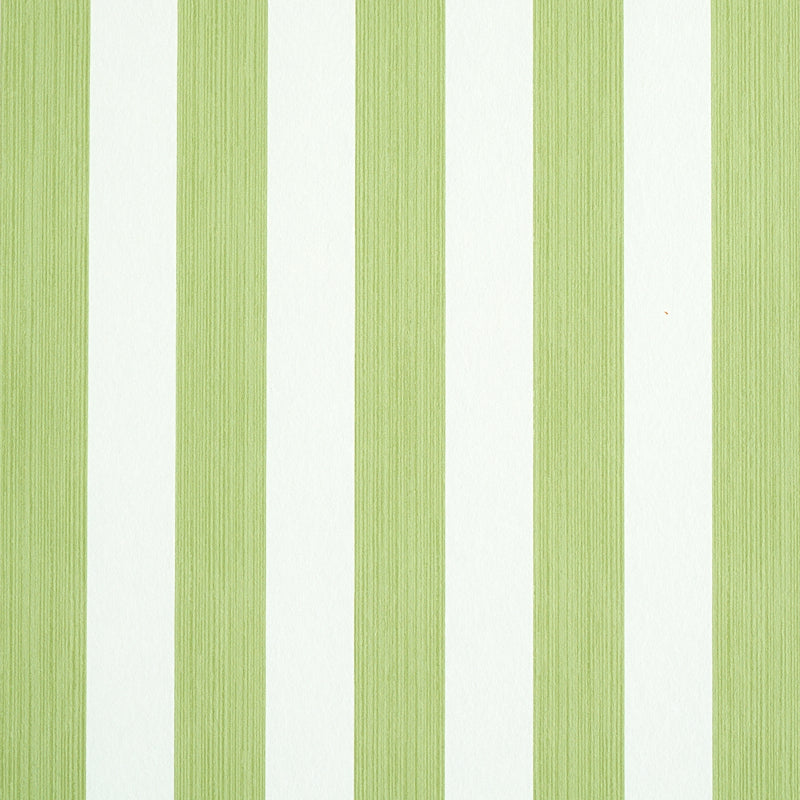 Edwin Stripe Medium wallpaper in leaf color - pattern number 5011889 - by Schumacher in the Stripe Wallcovering Collection collection