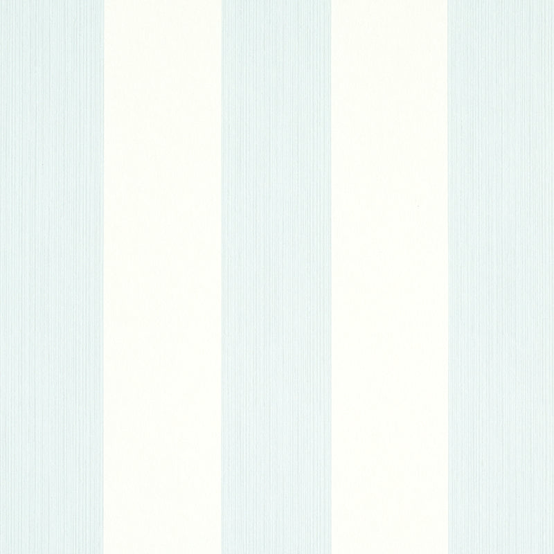 Edwin Stripe Wide wallpaper in sky color - pattern number 5011900 - by Schumacher in the Stripe Wallcovering Collection collection