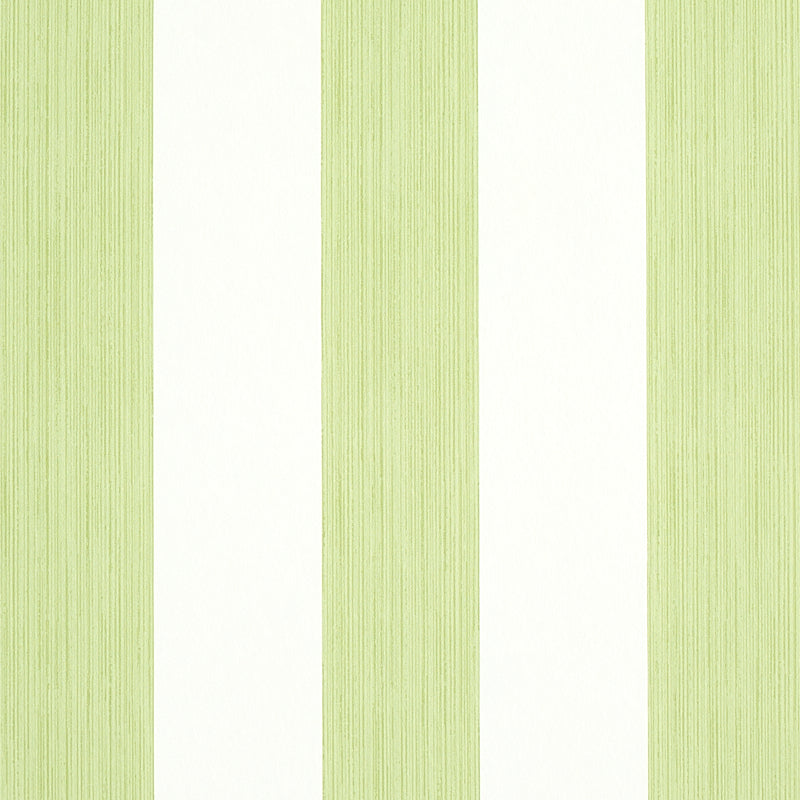 Edwin Stripe Wide wallpaper in leaf color - pattern number 5011909 - by Schumacher in the Stripe Wallcovering Collection collection