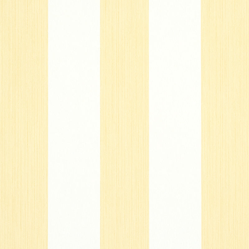 Edwin Stripe Wide wallpaper in buttercup color - pattern number 5011910 - by Schumacher in the Stripe Wallcovering Collection collection