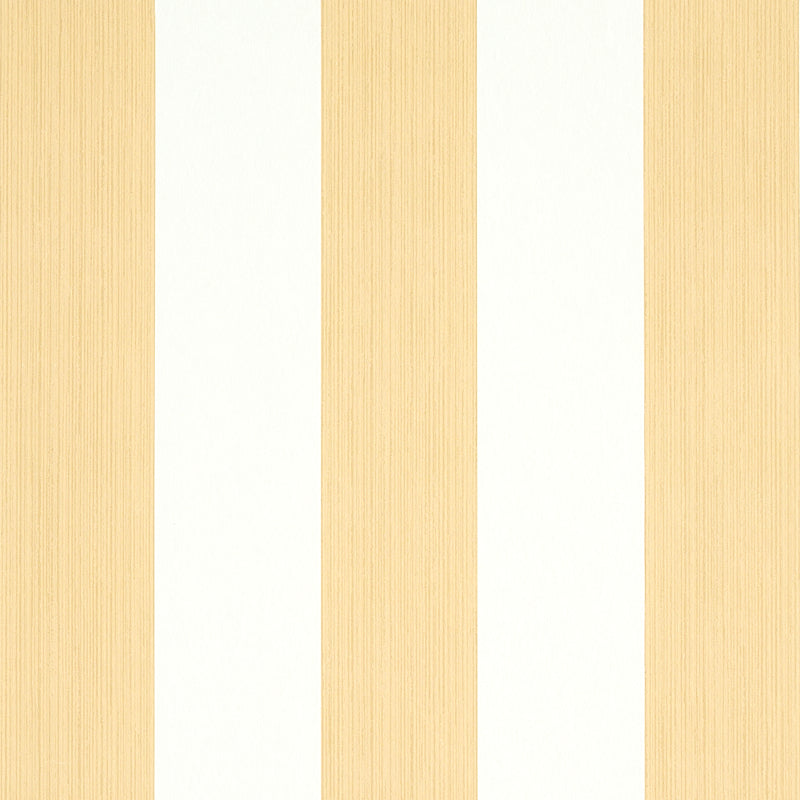 Edwin Stripe Wide wallpaper in wheat color - pattern number 5011912 - by Schumacher in the Stripe Wallcovering Collection collection