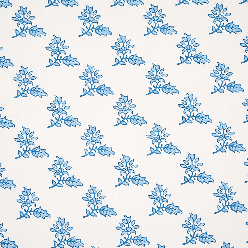 Torbay wallpaper in blue color - pattern number 5011921 - by Schumacher in the Jacaranda collection