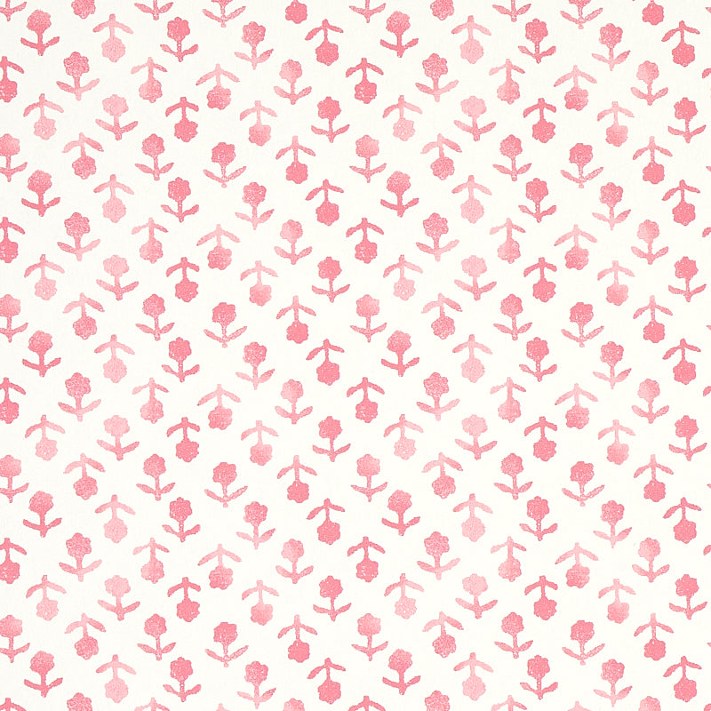 Beatriz wallpaper in pink color - pattern number 5011940 - by Schumacher in the Jacaranda collection