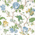 Josephine wallpaper in blue color - pattern number 5012010 - by Schumacher in the Schumacher Classics collection