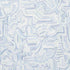 Galina wallpaper in blues color - pattern number 5012020 - by Schumacher in the Bohemia collection